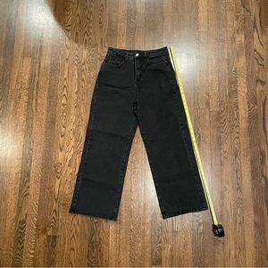 Black high rise wide leg black Dazy jeans in great condition!